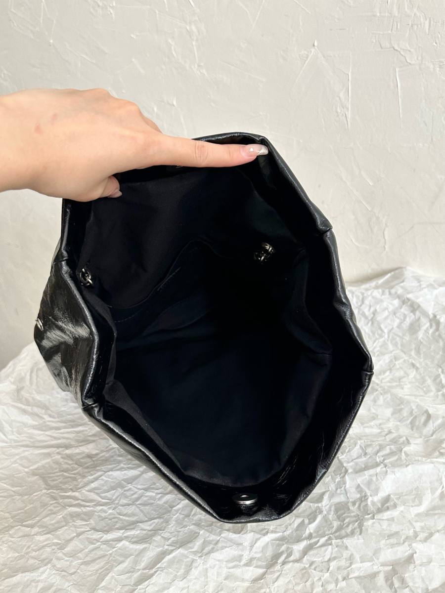 Balenciaga_Monaco_Small_BlackSilver_20x14x6cm_F38D