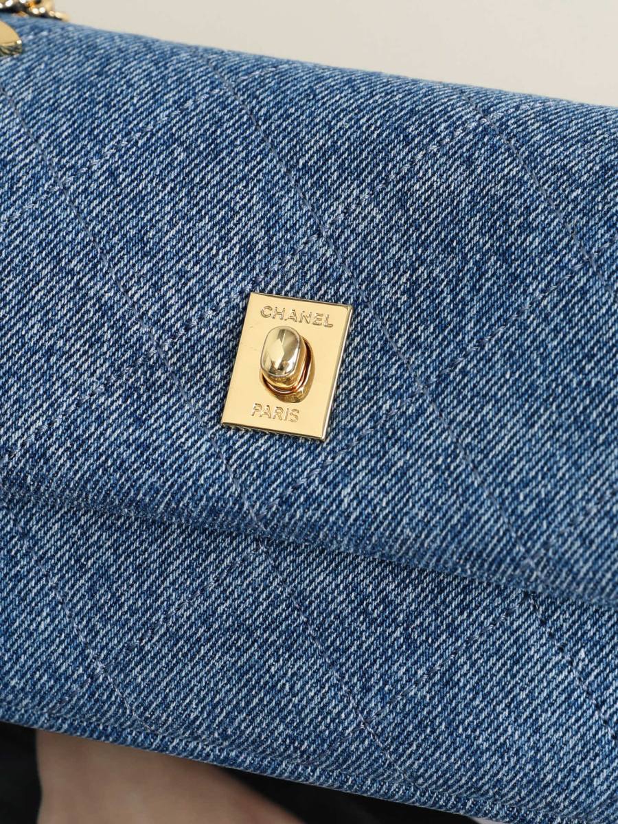 Chanel 26A Denim Flap 12 x 22 x 8 9ECC