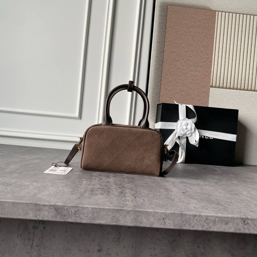 Chanel 26B Mini Bowling Bag AP5578 27 x 16 x 9 5B22