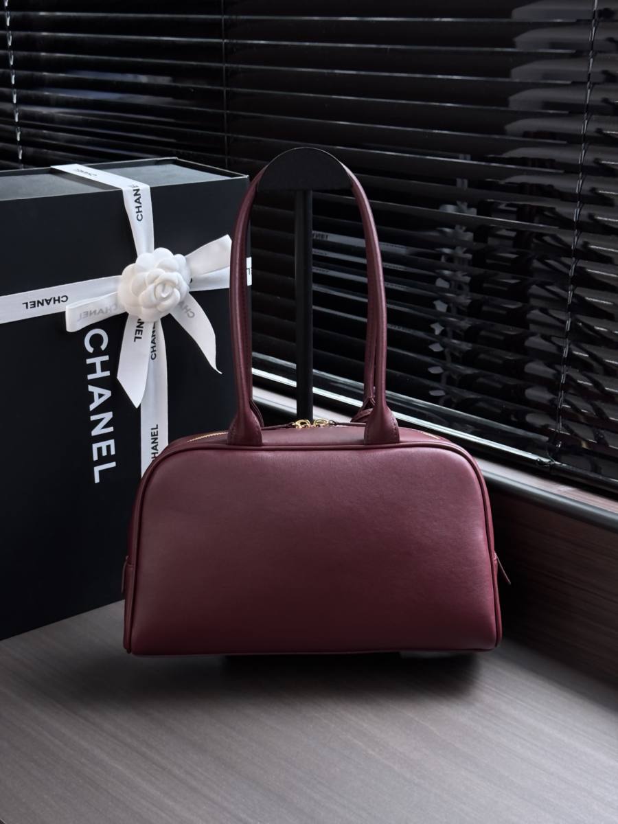Chanel 26B Small Bowling Bag 27 x 16 x 9 A8C2