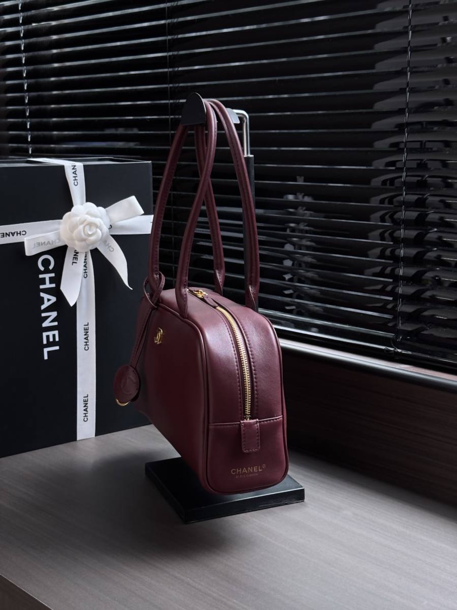 Chanel 26B Small Bowling Bag 27 x 16 x 9 A8C2