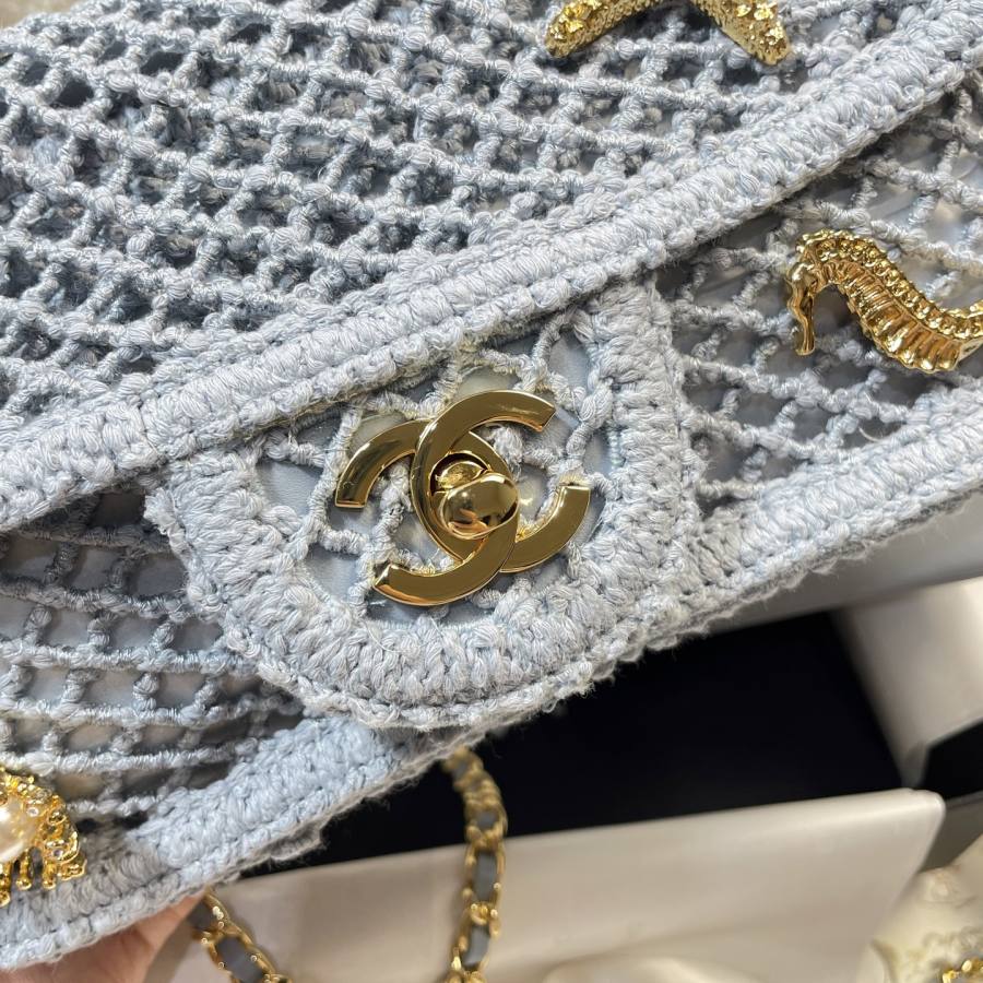 Chanel 26M Coco Beach Pouch 6156 20 x 13 x 6 59FE