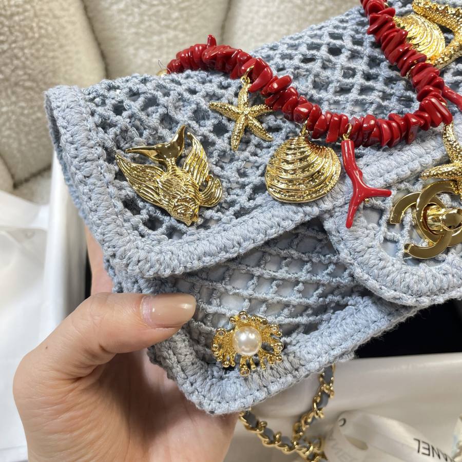 Chanel 26M Coco Beach Pouch 6156 20 x 13 x 6 59FE