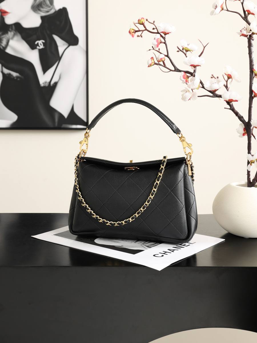 Chanel 26SS Lunch Box Hobo 22 x 14 x 8 EC6B