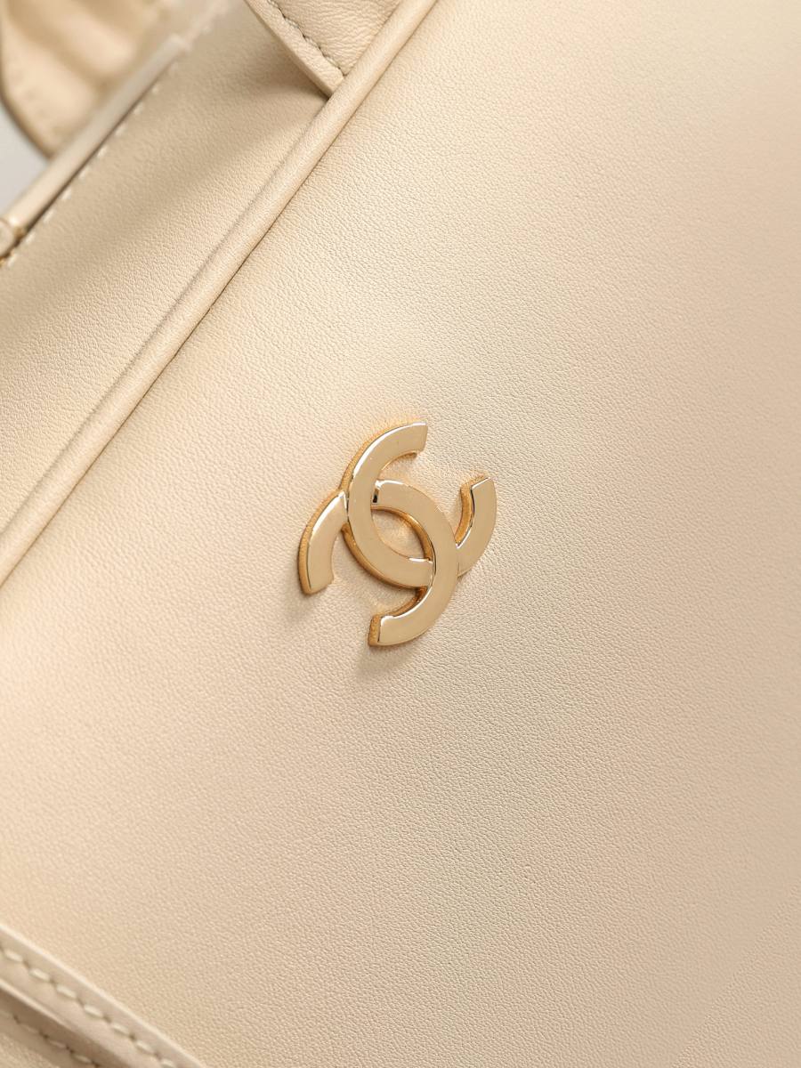 Chanel Bowling Bag AS6580 35.5 x 19 x 12.5 Cream 7B4C
