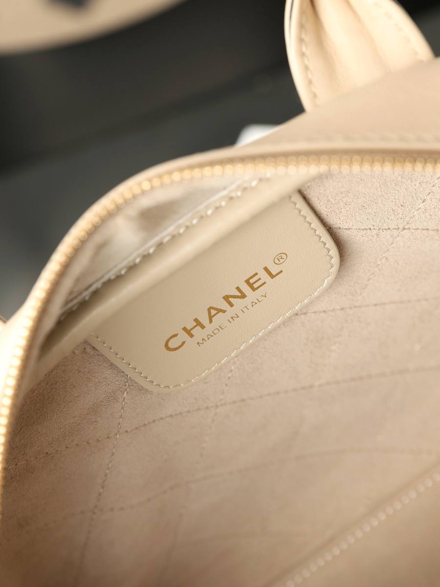 Chanel Bowling Bag AS6580 35.5 x 19 x 12.5 Cream 7B4C