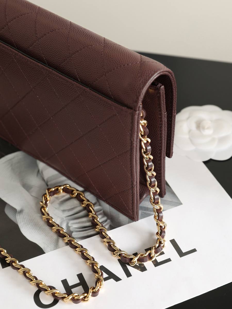 Chanel Camellia Wallet 5455 12 x 19 x 4 B2A2