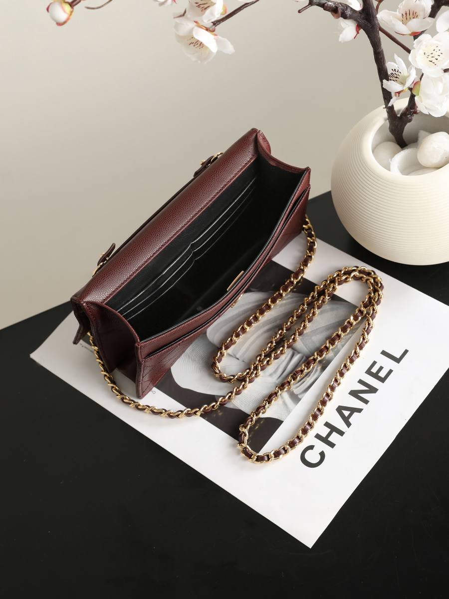 Chanel Camellia Wallet 5455 12 x 19 x 4 B2A2