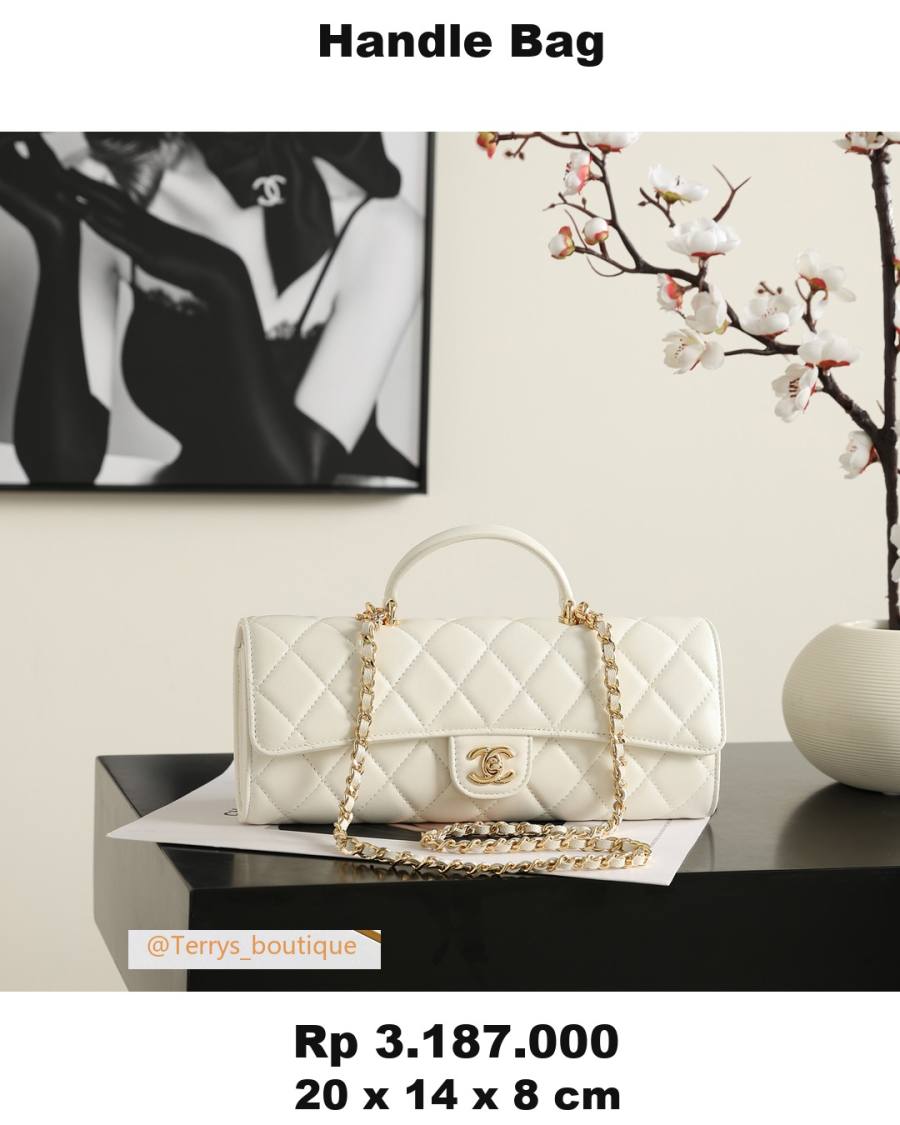 Chanel Handle Bag 20 x 14 x 8 60EE