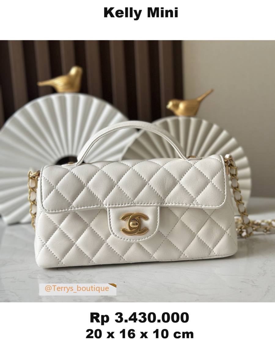 Chanel Kelly Mini 20 x 16 x 10 FC48
