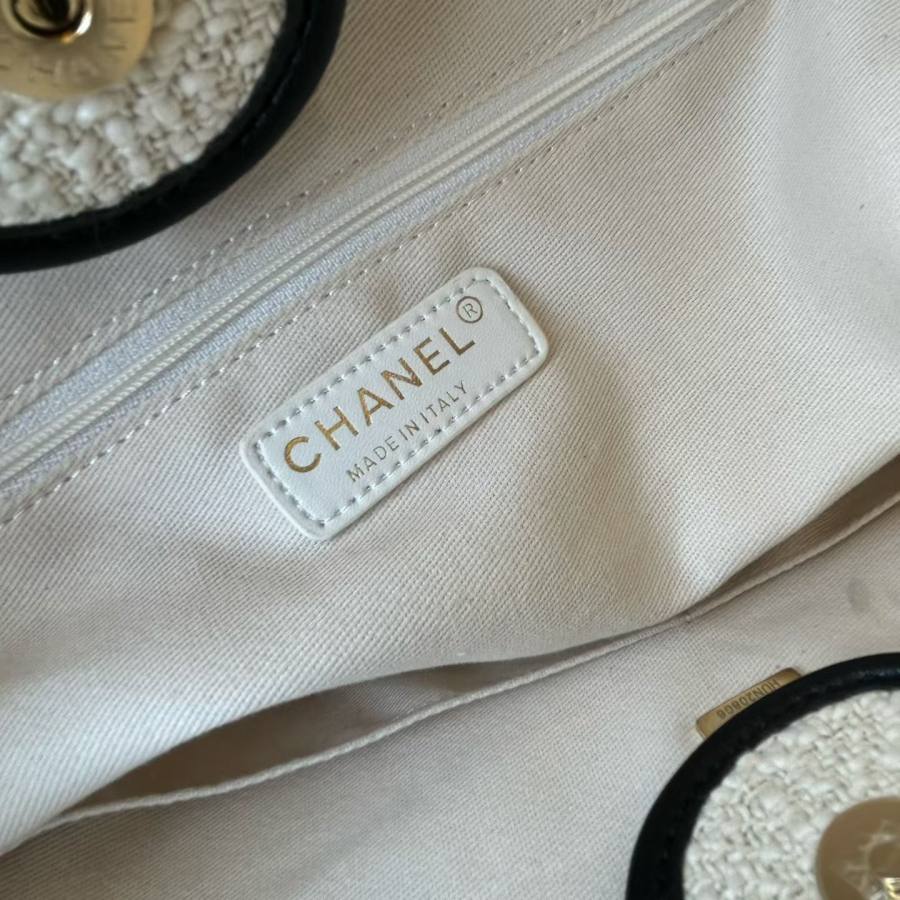 Chanel Raffia Shopping Tote 36 x 30 x 16 3549