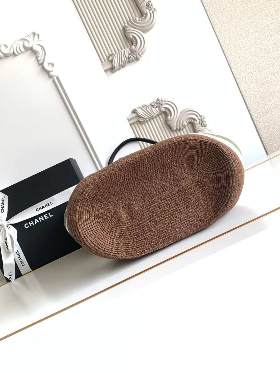 Chanel Raffia Shopping Tote AS6148 36 x 30 x 16 0D55