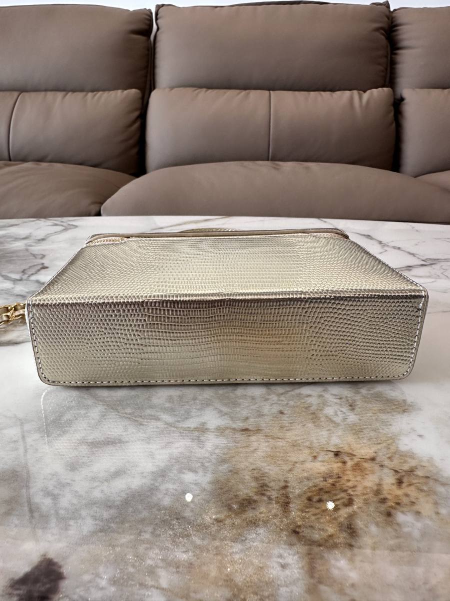 Chanel Vanity with Chain AP5245 20 x 13 x 10 Gold 3B49