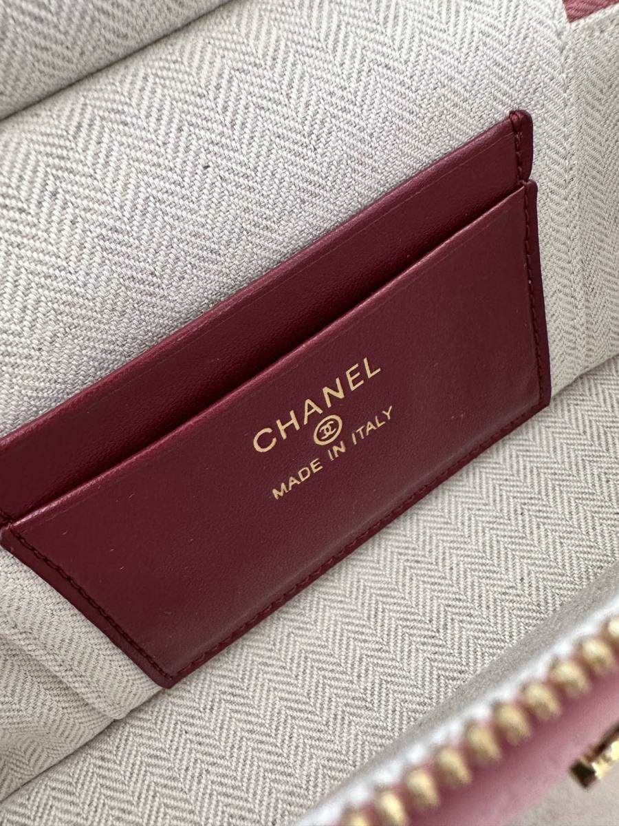 Chanel Vanity with Chain AP5396 20 x 13 x 10 Pink CCF4