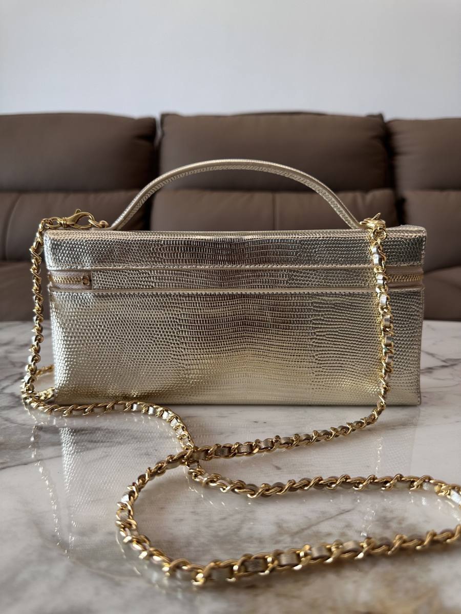 Chanel Vanity with Chain Long AP5488 24 x 12 x 10 Gold BF1D