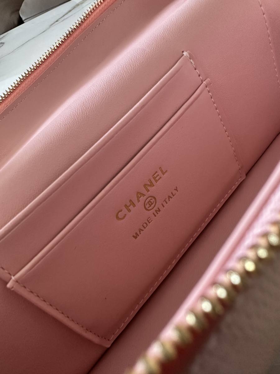 Chanel Vanity with Chain Long AP5488 24 x 12 x 10 Pink BC66