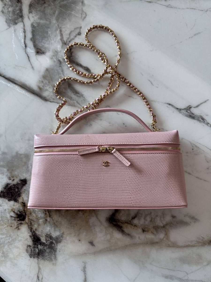 Chanel Vanity with Chain Long AP5488 24 x 12 x 10 Pink BC66
