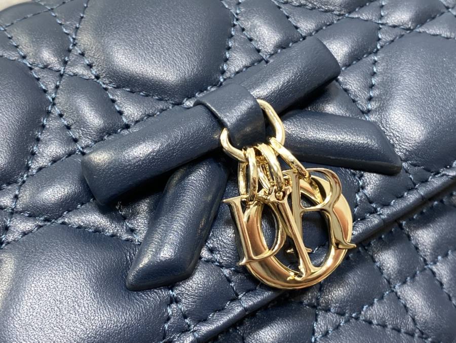RP 3052000 Dior Cannage Bow WOC Lambskin 1145 WOC 19x12x4