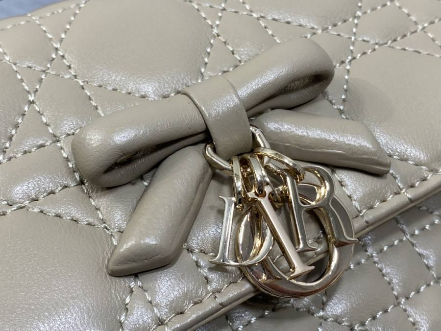 RP 3052000 Dior Cannage Bow WOC Lambskin 9772 WOC 19x12x4