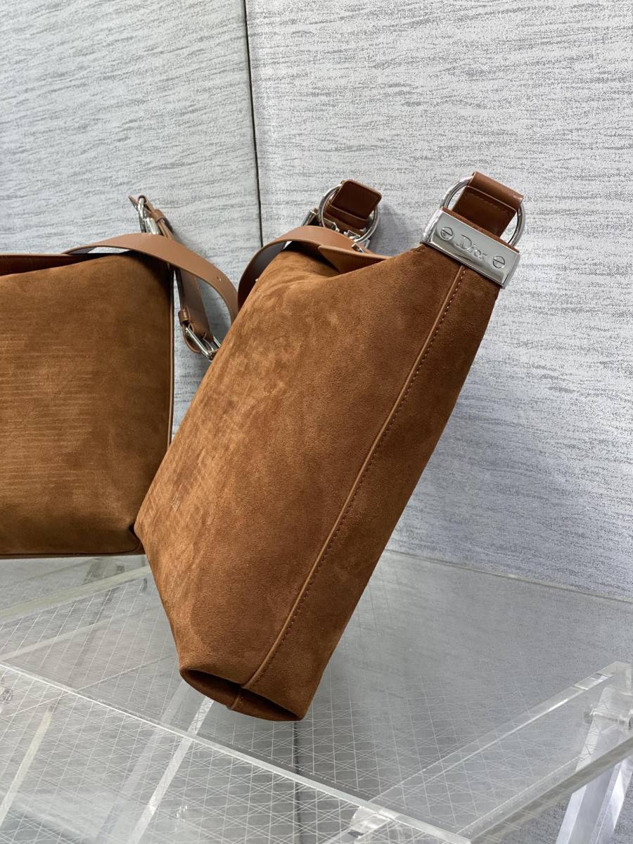 RP 3052000 Dior Diorly Suede Calfskin Medium 1D8F Medium 26x16x8