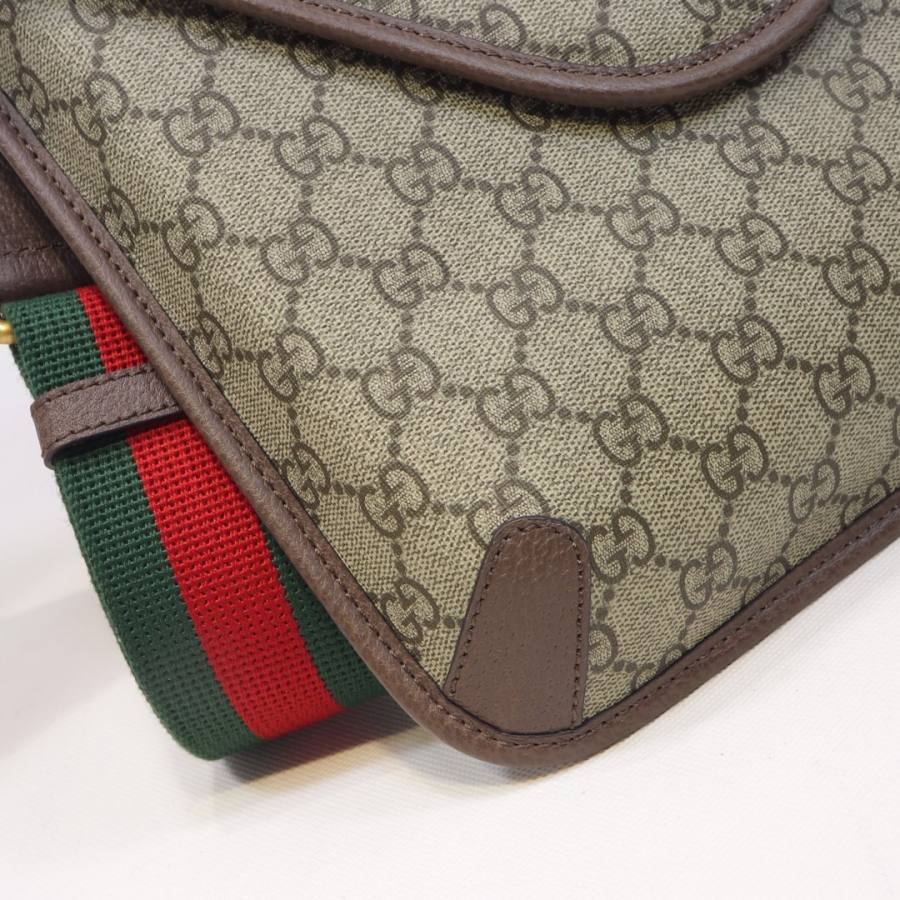 RP 2350000 Gucci Ophidia Beige Brown 26x26x5 598604 EFA1