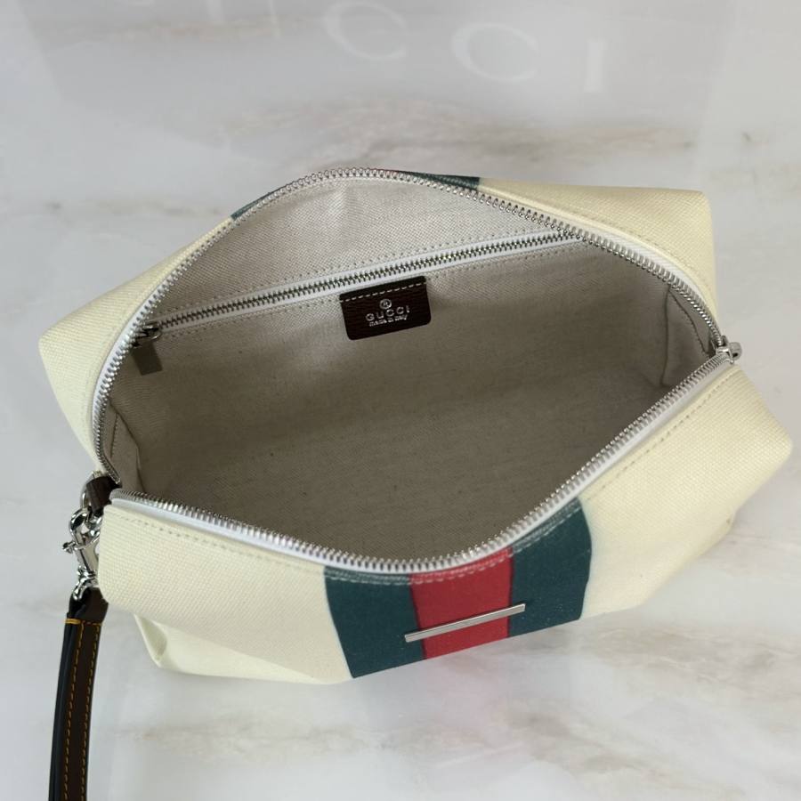 RP 2458000 Gucci 875826 White Canvas 23x14x7 875826 84BC