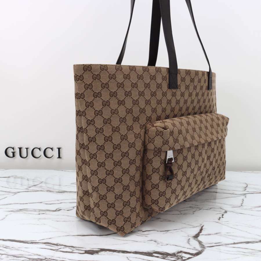 RP 2539000 Gucci 802166 Beige Canvas 45x32x15 802166 521A