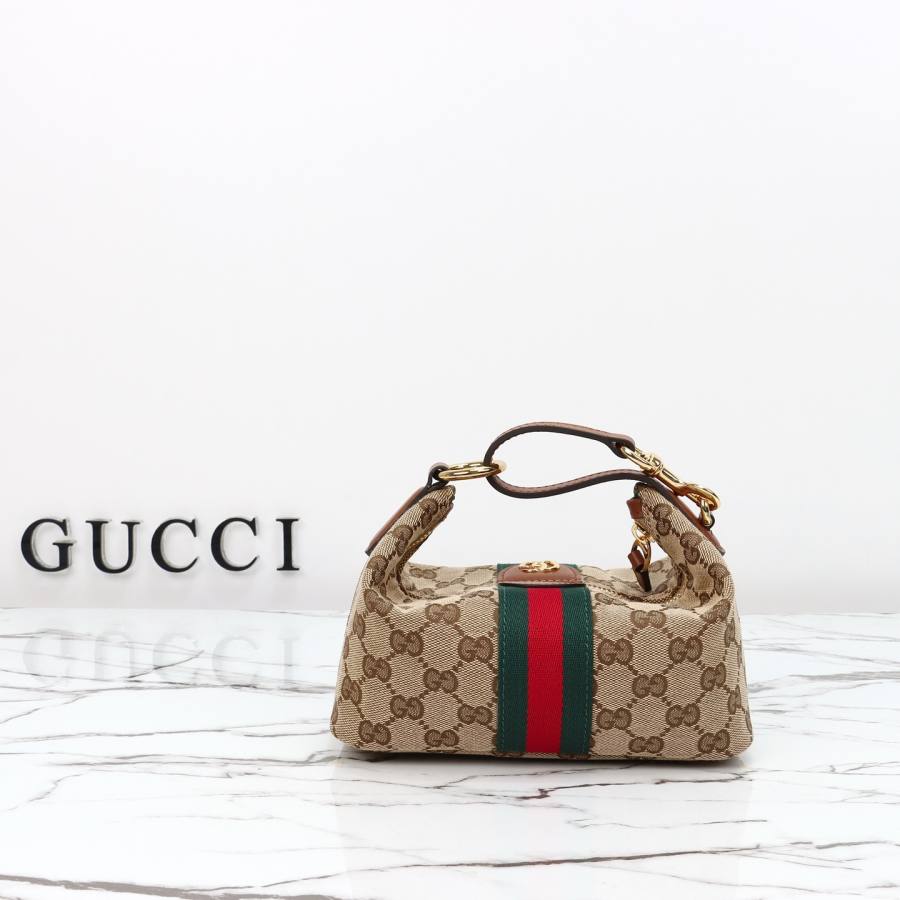 RP 2593000 Gucci 861775 Beige Canvas 19x10x9 861775 B15B