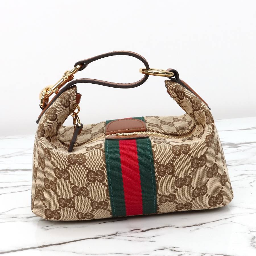 RP 2593000 Gucci 861775 Beige Canvas 19x10x9 861775 B15B