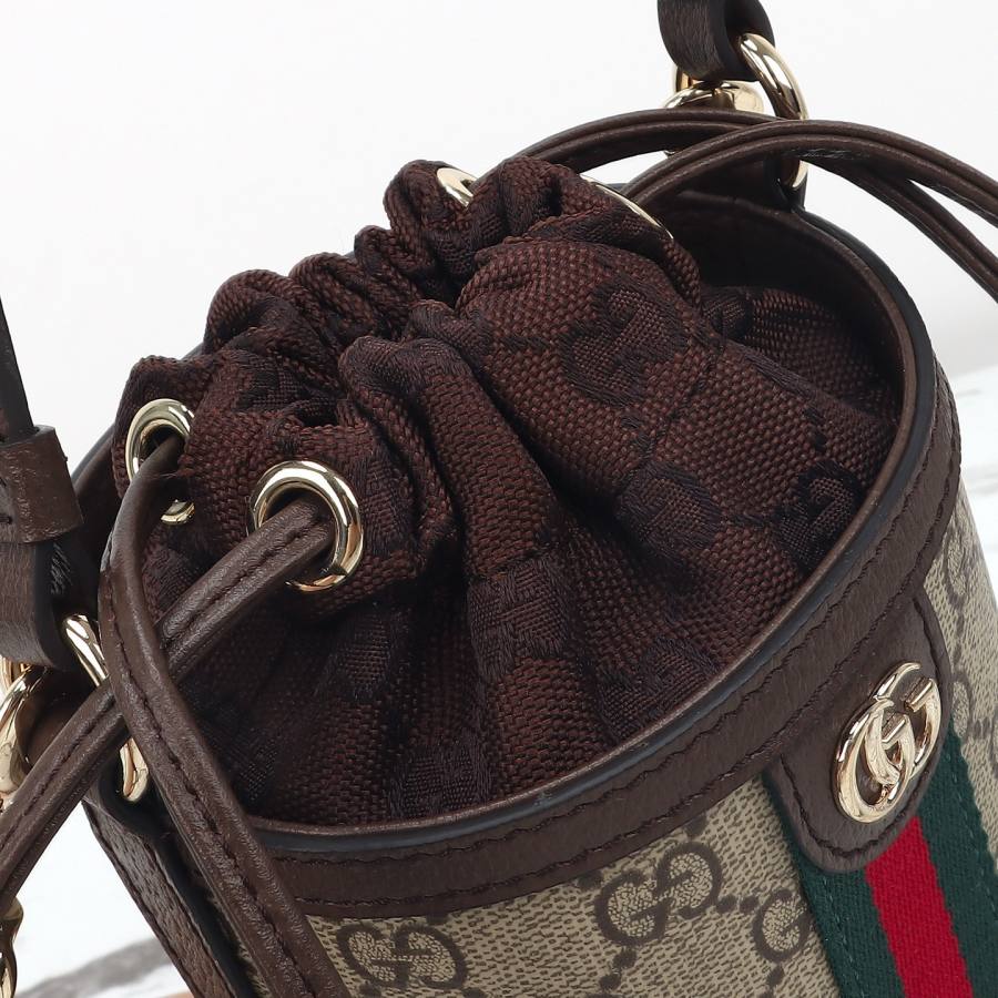 RP 2647000 Gucci 838462 Beige Brown 11.5x23x8 838462 59D7