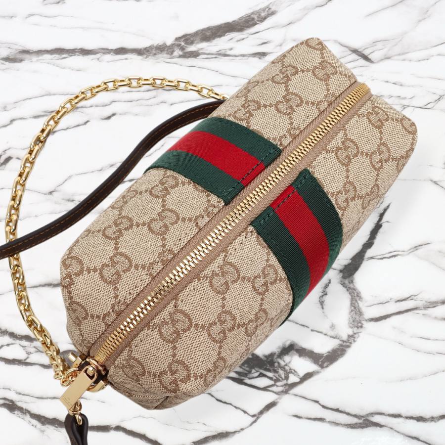 RP 2647000 Gucci Bag Coated Beige Brown 19x13x7.5 CCFA