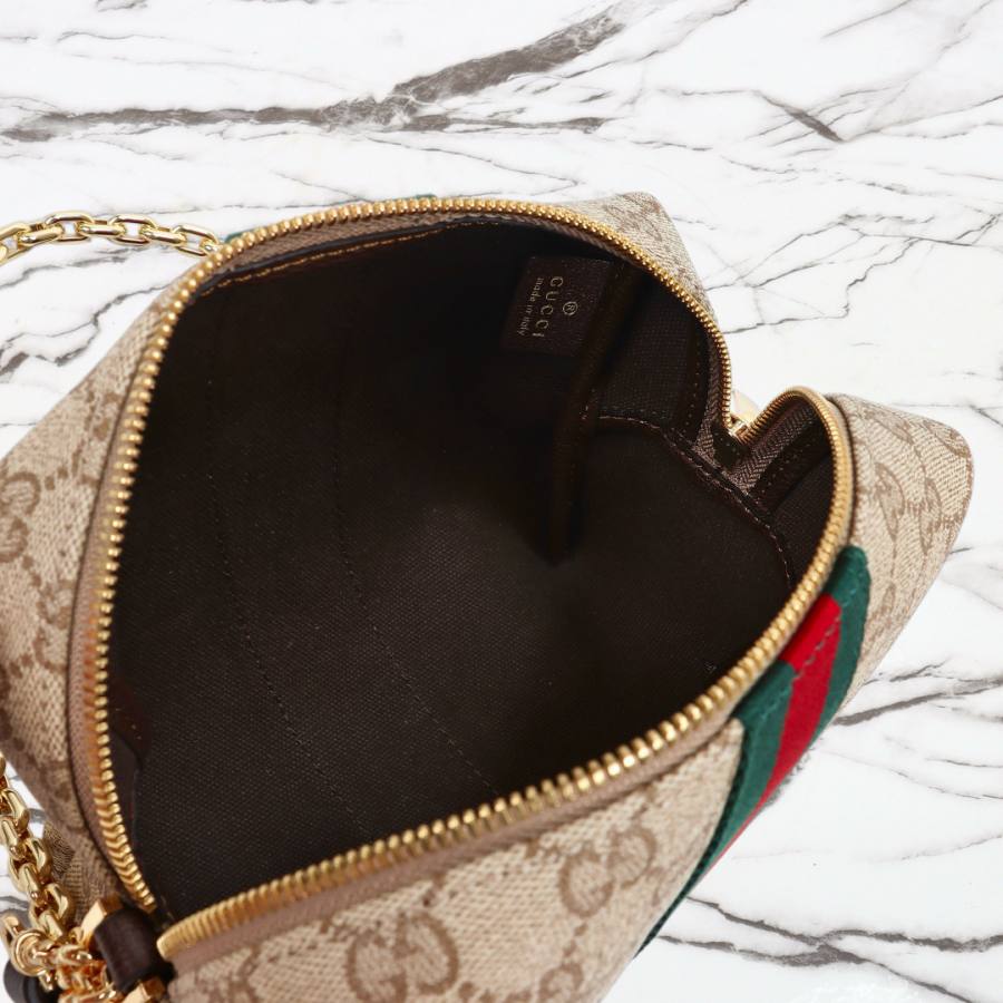 RP 2647000 Gucci Bag Coated Beige Brown 19x13x7.5 CCFA