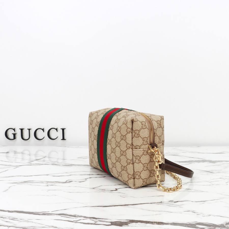 RP 2647000 Gucci Bag Coated Beige Brown 19x13x7.5 CCFA
