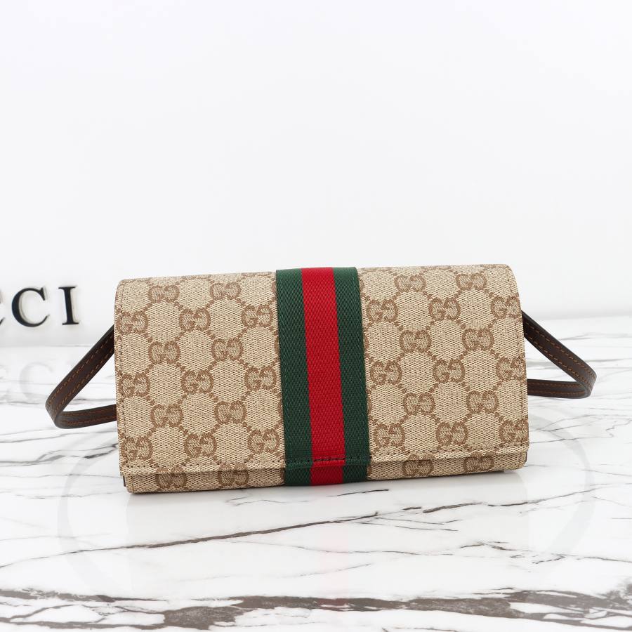 RP 2701000 Gucci Bag Coated Beige Brown 23x11.5x8 1C8A