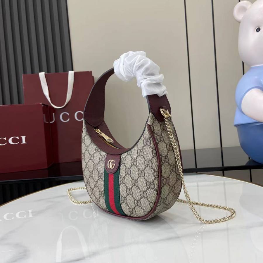 RP 2755000 Gucci Ophidia Crescent Brown F6C3