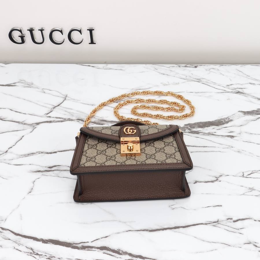 RP 2782000 Gucci 696180 Beige Brown 17.5x13x6 696180 481C