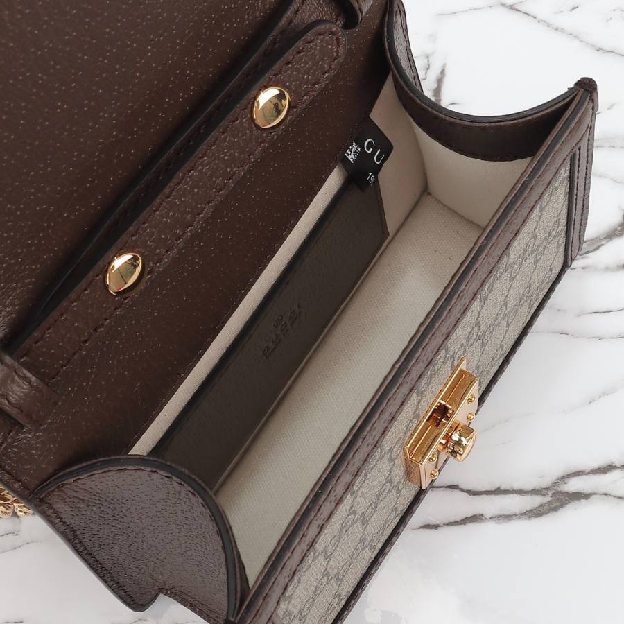 RP 2782000 Gucci 696180 Beige Brown 17.5x13x6 696180 481C