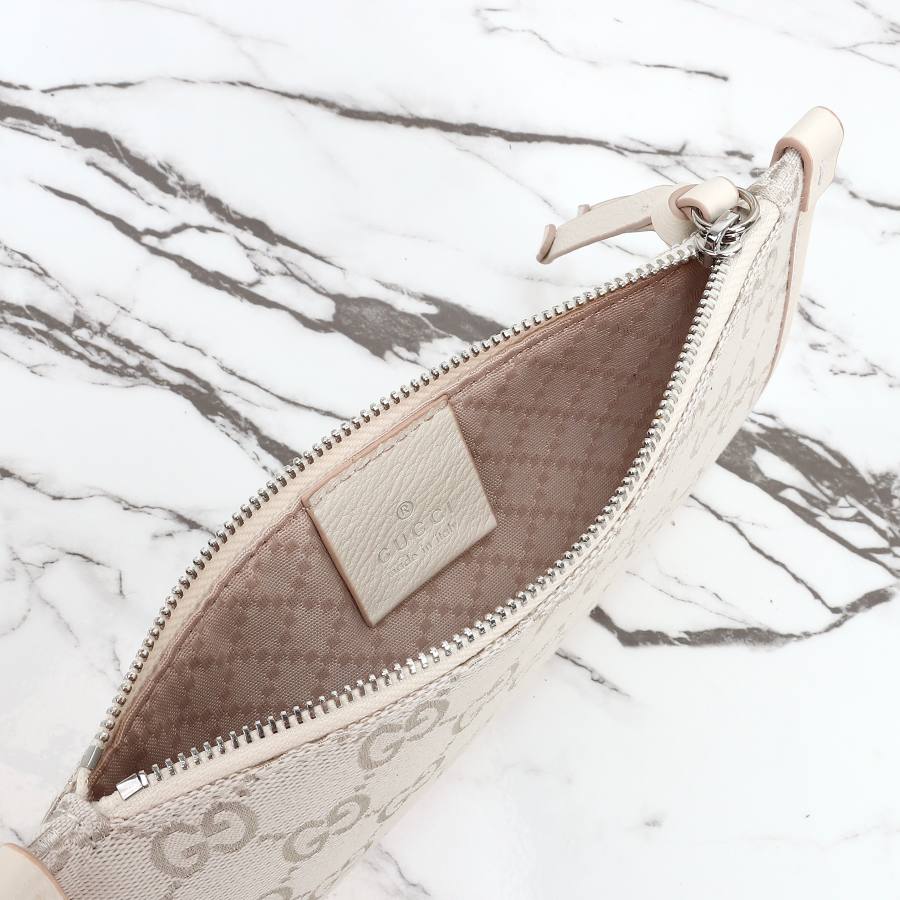 RP 2809000 Gucci Ophidia Tote White Canvas 25x20x15 860845 527E
