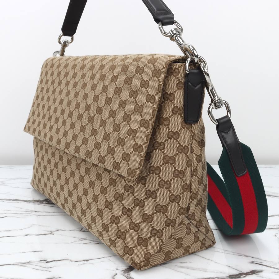 RP 2863000 Gucci 821616 Beige Canvas 36x25x12 821616 AE24