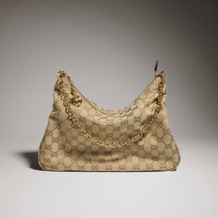 RP 2998000 Gucci Bag Beige Canvas 30.5x24x6.5 2A4B