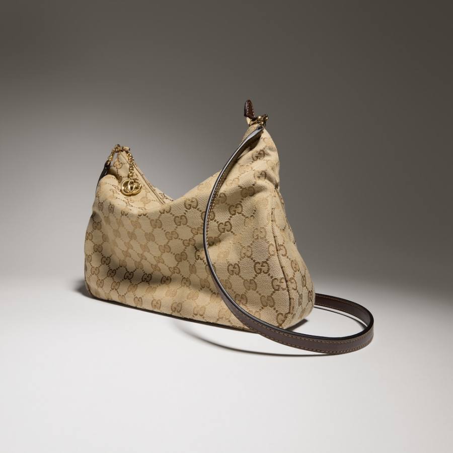 RP 2998000 Gucci Bag Beige Canvas 30.5x24x6.5 2A4B