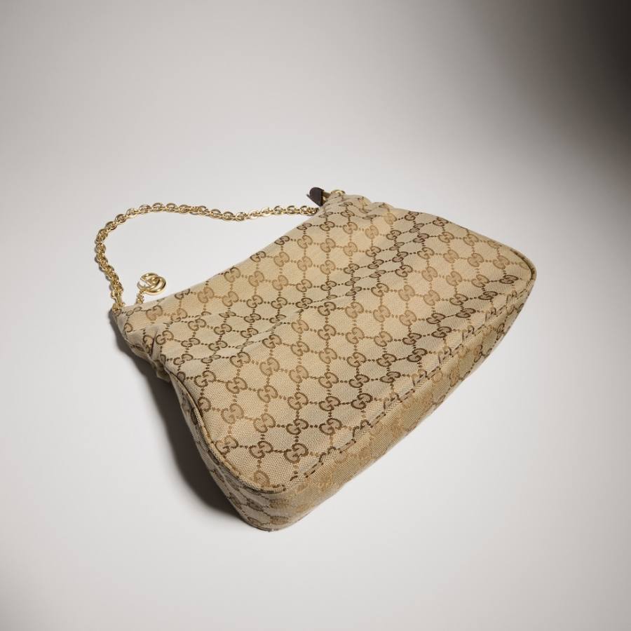 RP 2998000 Gucci Bag Beige Canvas 30.5x24x6.5 2A4B