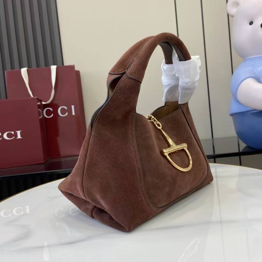 RP 2998000 Gucci Softbit Shoulder Dark Brown 0056