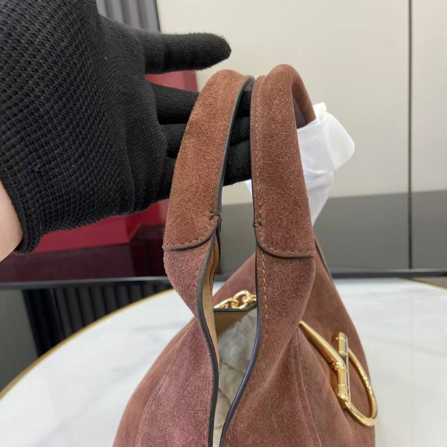 RP 2998000 Gucci Softbit Shoulder Dark Brown 0056