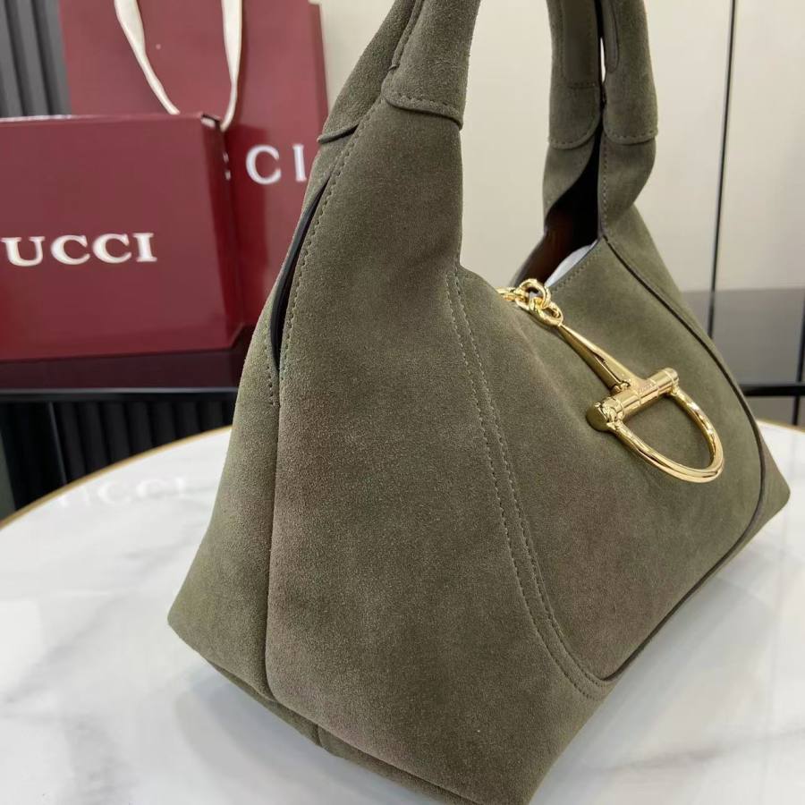 RP 2998000 Gucci Softbit Shoulder Forest Green 3CA8