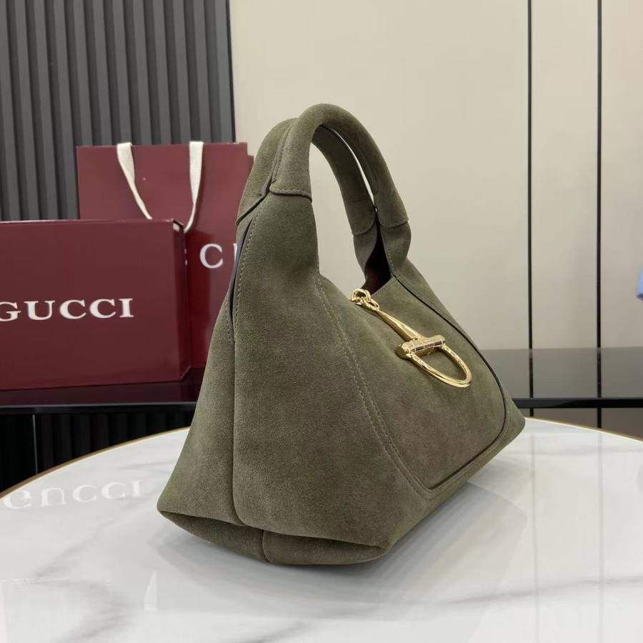 RP 2998000 Gucci Softbit Shoulder Forest Green 3CA8