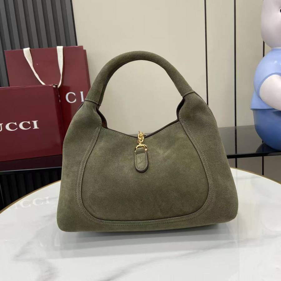 RP 2998000 Gucci Softbit Shoulder Forest Green 3CA8