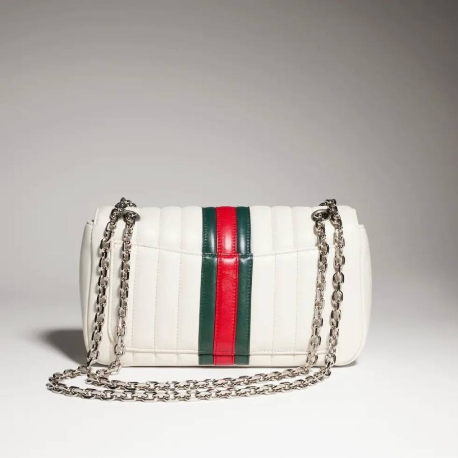 RP 3052000 Gucci Bag White Leather 26x15x7 F63A