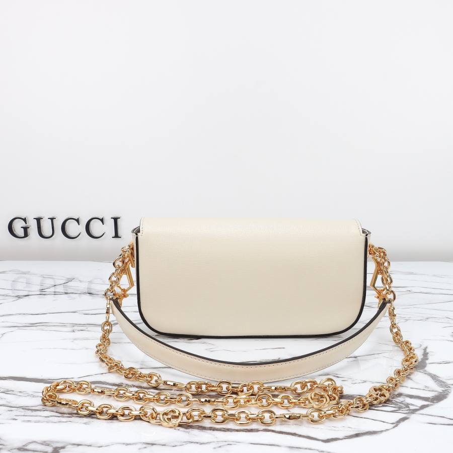 RP 3079000 Gucci Jackie 1961 White Leather 27x13x5 735178 750B
