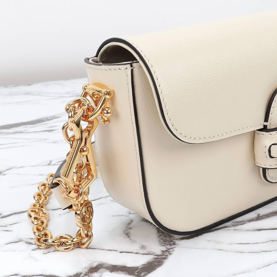 RP 3079000 Gucci Jackie 1961 White Leather 27x13x5 735178 750B
